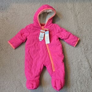 3/$20 Pink Hooded Kids One Piece